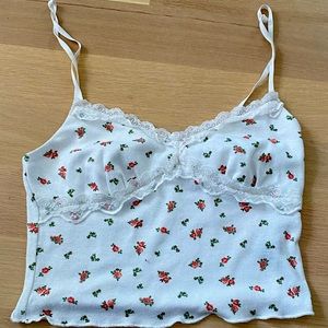 white flower top from shein